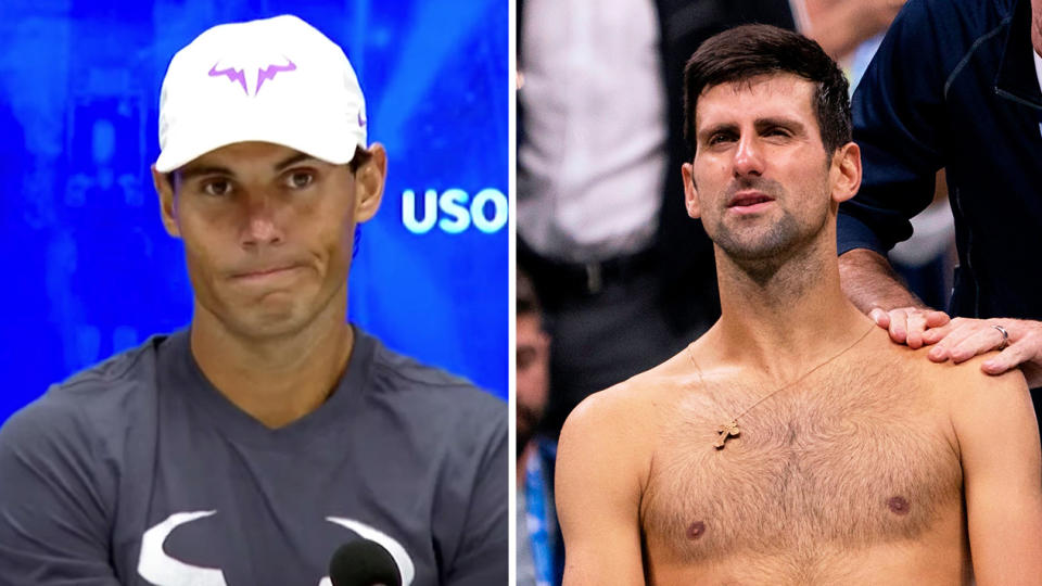 Rafael Nadal spoke in his press conference about how Novak Djokovic did not deserve to be booed at Arthur Ashe Stadium after retiring hurt.