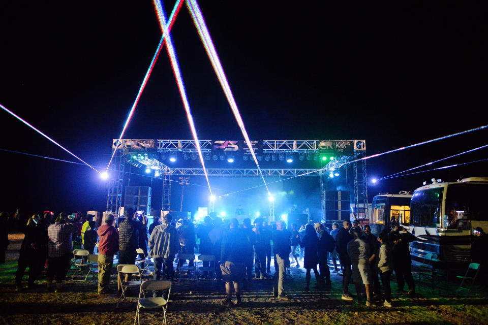 HIKO, NEVADA - SEPTEMBER 20: A general view of the atmosphere at 'Storm' Area 51 Basecamp at Alien Research Center on September 20, 2019 in Hiko, Nevada. (Photo by Jerod Harris/Getty Images)