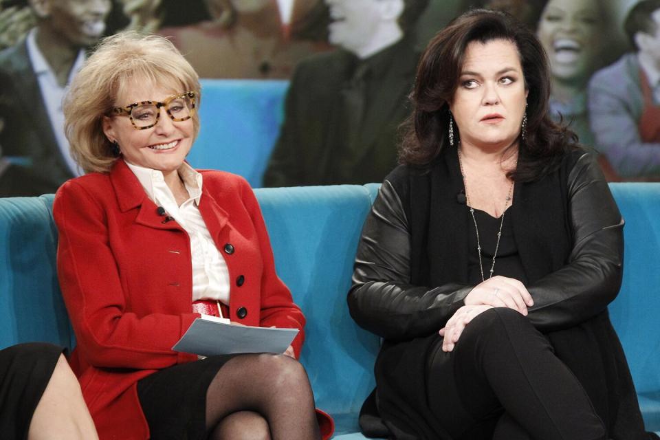 Rosie O'Donnell and Barbara Walters on 'The View'