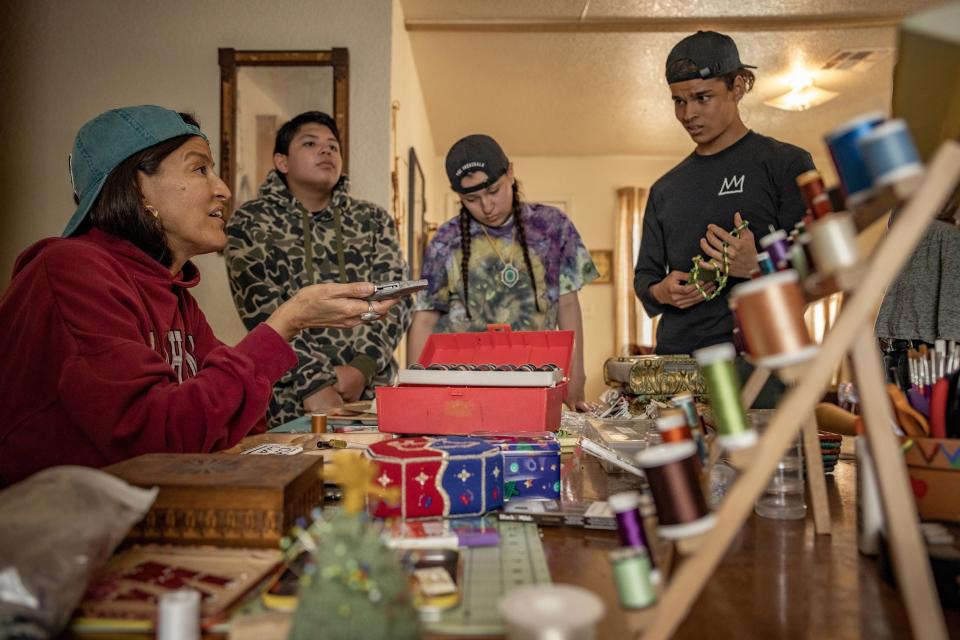 the cast in a family home