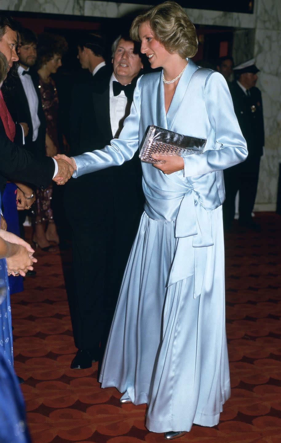 1984: Princess Diana (pregnant with Prince Harry)