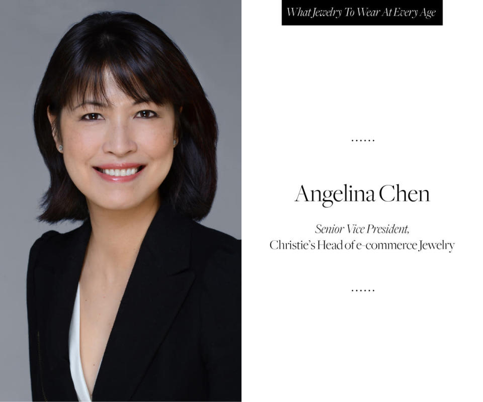 Angelina Chen, Senior Vice President of Christie’s Head of e-commerce Jewelry