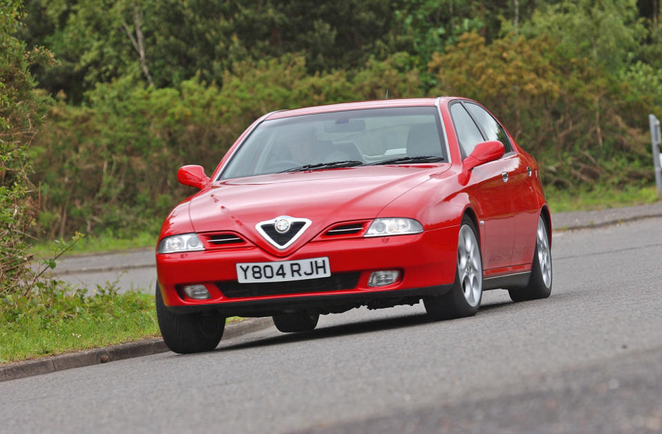 <p>The 164, is now going for five figures in some quarters, so if you want a big, cheap Alfa, here’s <strong>where to look</strong>. Twin-sparks are cheaper, but if you can stretch to it, the big six-pot is so much more characterful. Luxurious Lusso trim gives you all the toys and opulent surroundings, too. </p><p><strong>We found:</strong> 2001 Alfa Romeo 166 3.0, 105,000 miles - £5000</p><p><strong>How many left?:</strong> Around 250 </p>