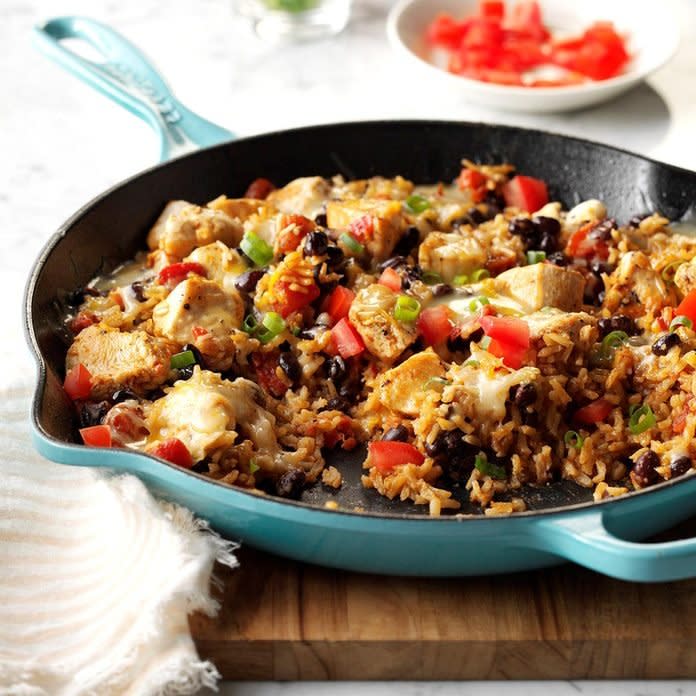 Chicken Burrito Skillet