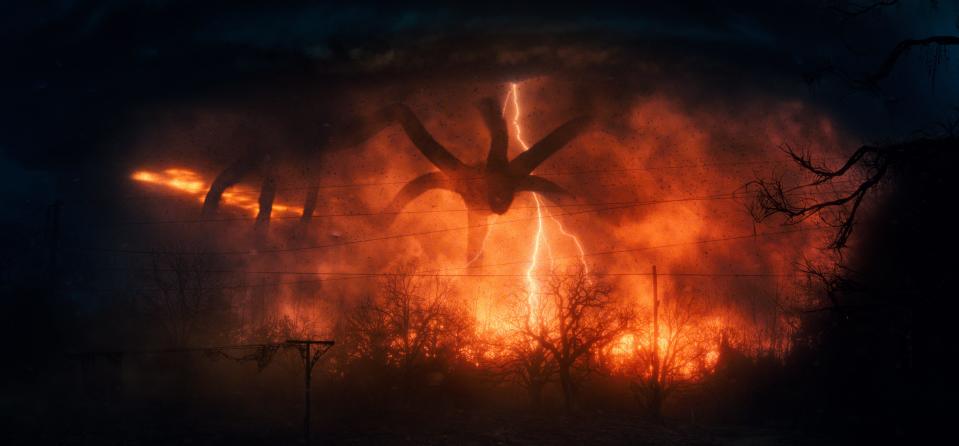 The Mind Flayer emerged as a dark monstrous force in "Stranger Things" Season 2.