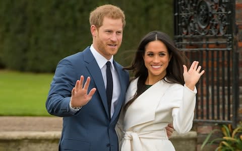 Prince Harry and Meghan Markle, who marry on May 19 - Credit: PA