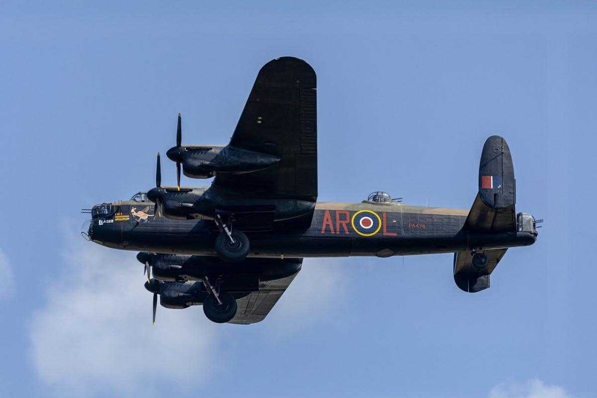 When you can see extremely rare Lancaster Bomber fly over Warrington