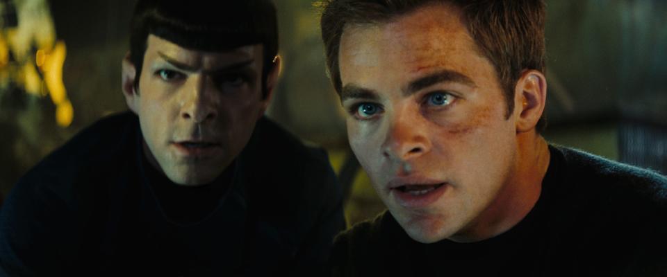 Spock (Zachary Quinto, left) and James T. Kirk (Chris Pine) get rebooted by J.J. Abrams in 2009's "Star Trek."