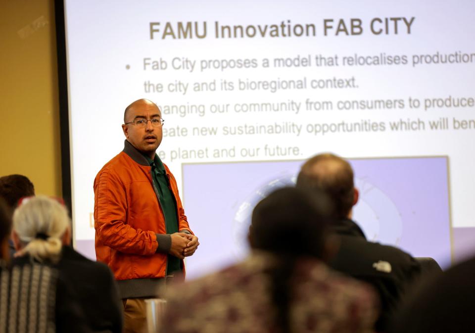 FAMU and Chevron have partnered to build the Innovation Fab Lab in the Gore Education Complex on Thursday Dec 1, 2022.
FAMU DRS faculty member and Fab Lab manager Alejandro Gonzalez speaks.