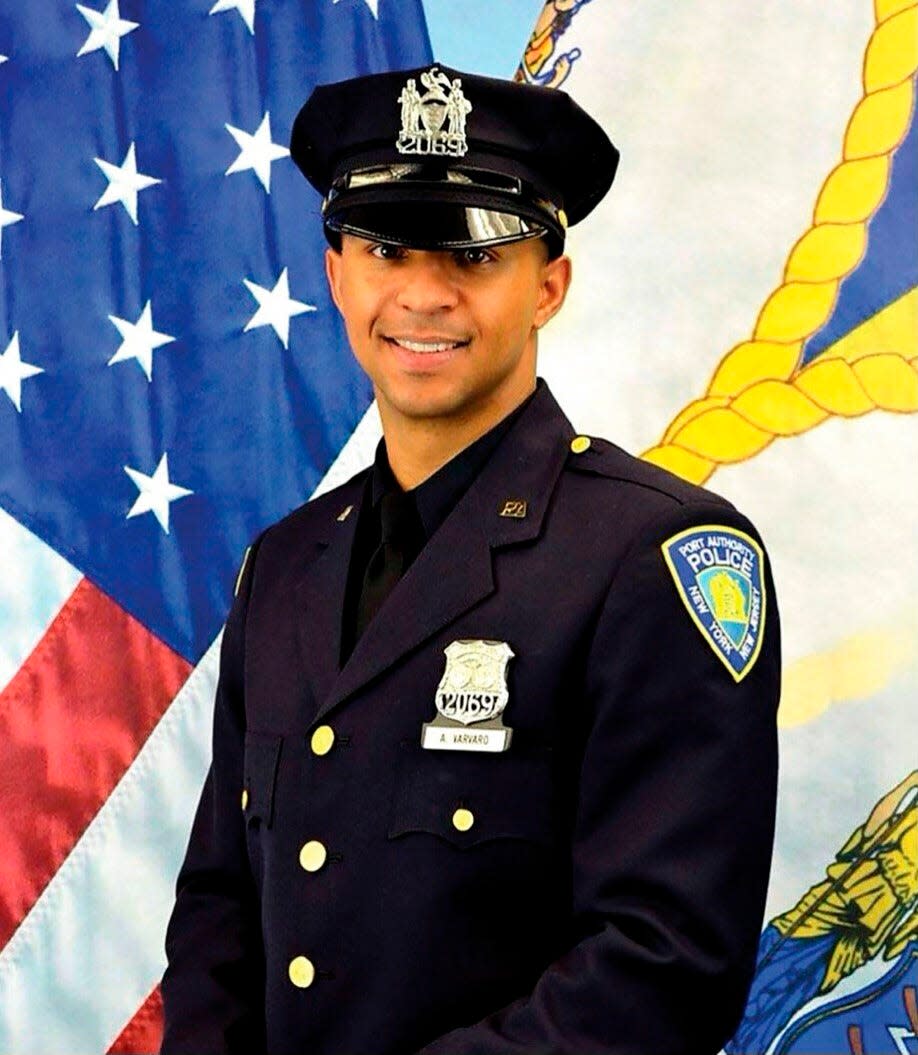 This undated photo provided by Port Authority of New York and New Jersey shows police officer Anthony Varvaro.