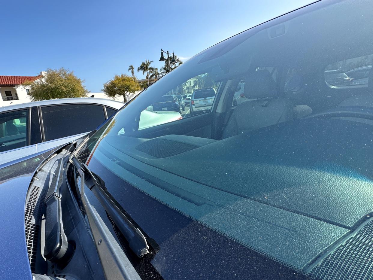 Windshields can be costly to replace. Some holes and cracks from road-flung debris can be repaired at less expense.