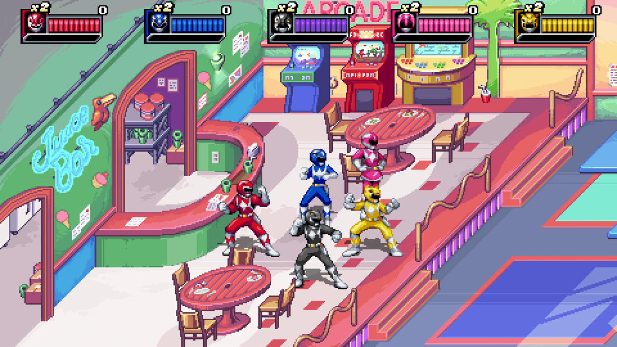 Mighty Morphin Power Rangers: Rita's Rewind in-game screenshot. 