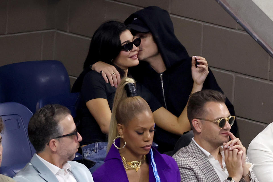 Kylie Jenner and Timothee Chalamet at the U.S. Open