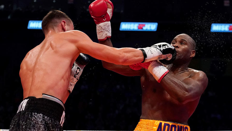 Stevenson suffered the frightening KO against Gvozdyk. Pic: Getty