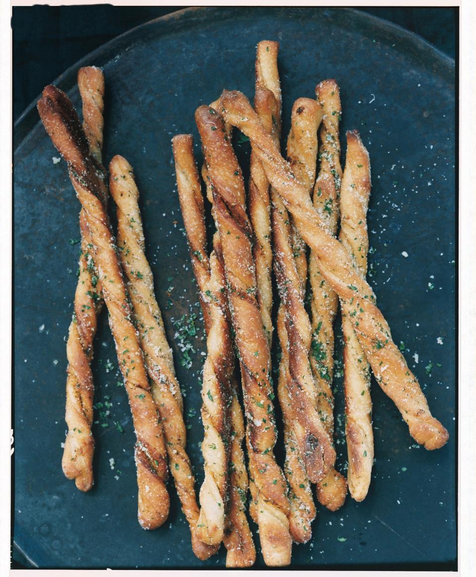 Garlic Herb Bread Twists