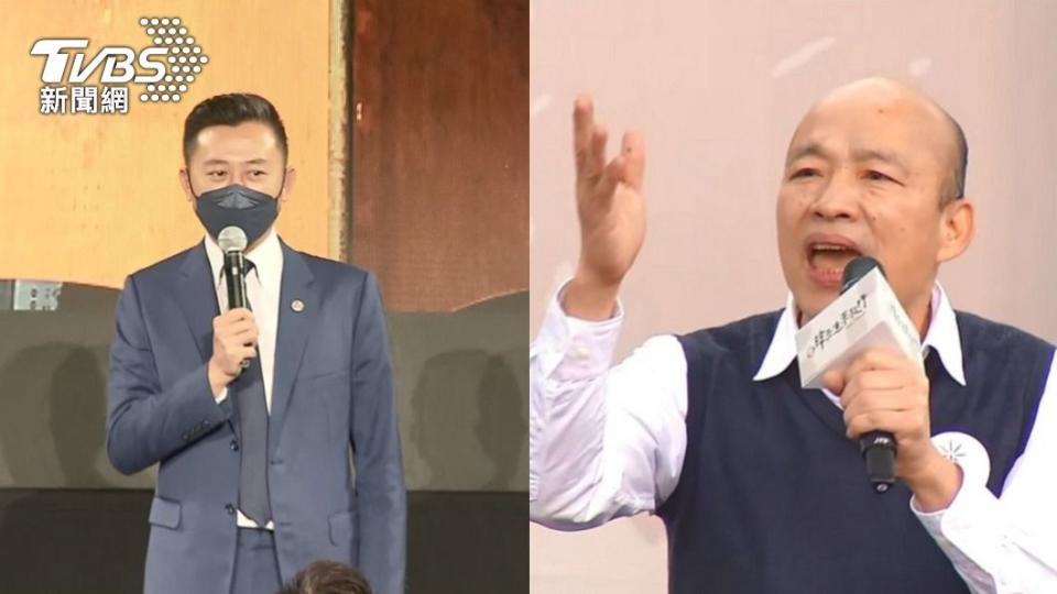 新竹市長林智堅、前高雄市長韓國瑜。（圖／TVBS資料畫面）