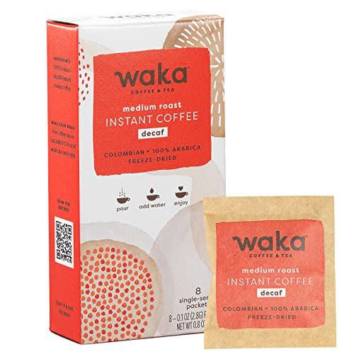 5) Waka Medium Roast Decaffeinated Instant Coffee