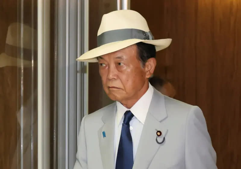 ▲有日媒指出，前日本首相麻生太郎（圖）已表態要在自民黨總裁選舉中，支持高市早苗。（圖／美聯社／達志影像）