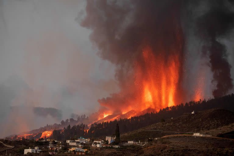 Volcán; La Palma; islas Canarias; erupción; fotos del día; el mundo;