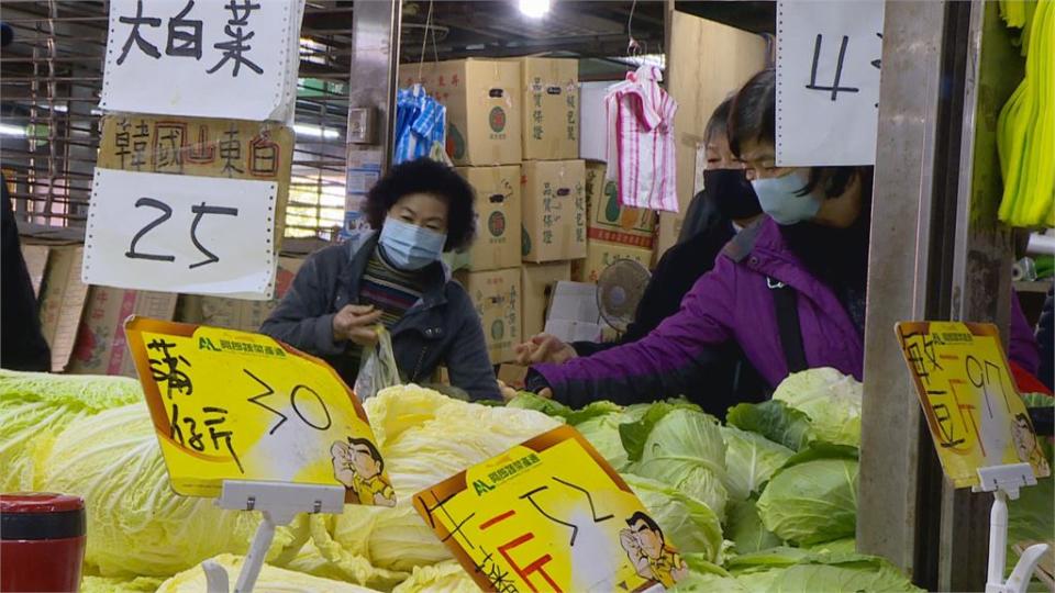 寒流來襲低溫菜凍傷菜價狂飆！ 高麗菜、茼蒿漲4倍