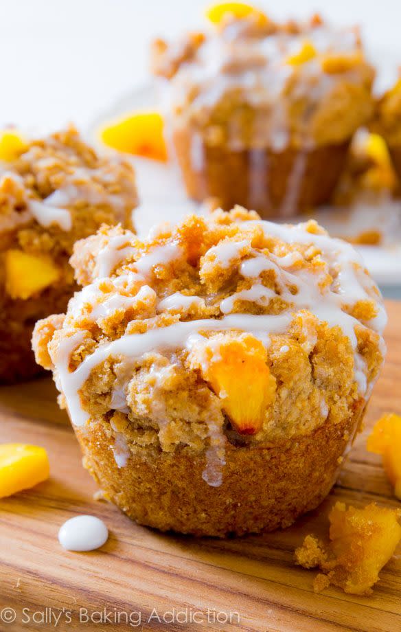 Peach Streusel Muffins