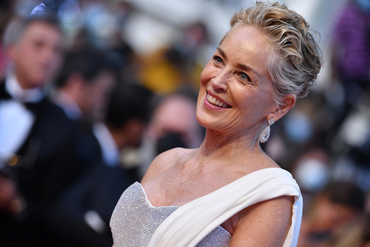 CANNES, FRANCE - JULY 17: Sharon Stone attends the final screening of 