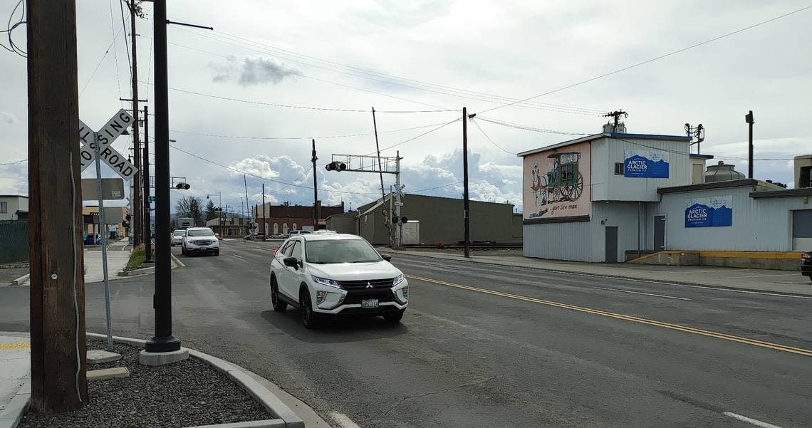 Friends and family honored Kennewick business owner Roger Pearson with a procession past his business, Inland Ice and Fuel, on March 28, Pearson, 78, died March 24.