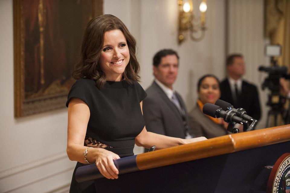 "Veep," which stars Julia Louis-Dreyfus, is one of many shows and movies HBO is making available for free during April to encourage people to stay home during the coronavirus pandemic.