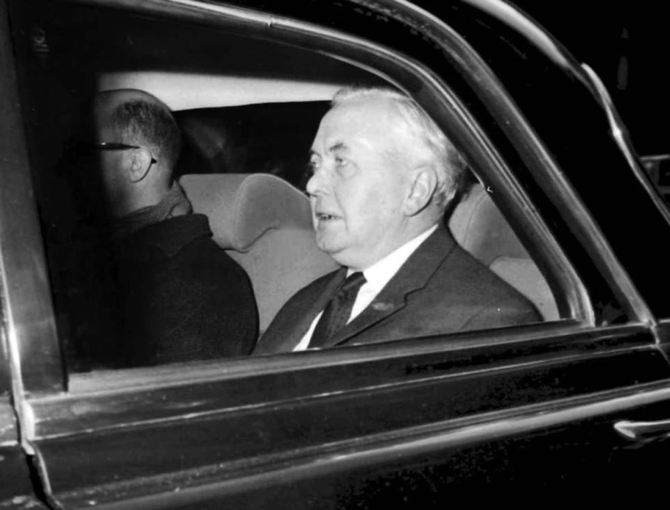 Labour Prime Minister Harold Wilson pictured in 1968, the year of the alleged coup against him (PA) (PA Archive)