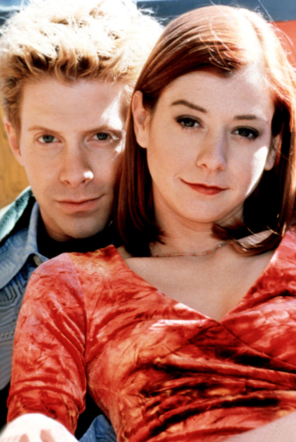 Alyson Hannigan and Seth Green in a promotional photo for 'Buffy the Vampire Slayer'  (20th Century Fox Film Corp / Everett Collection) 