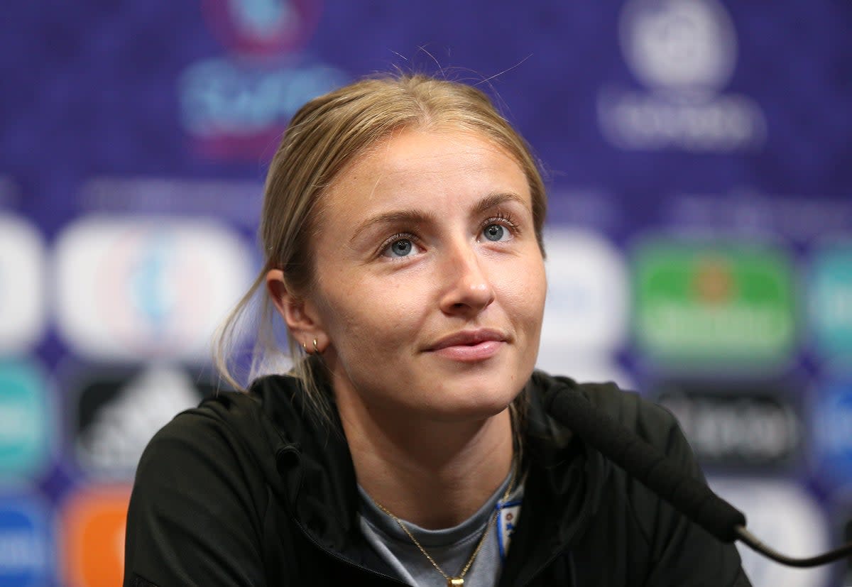 Leah Williamson knows the Euro 2022 final with Germany is a ‘fairytale fixture’ (Nigel French/PA) (PA Wire)