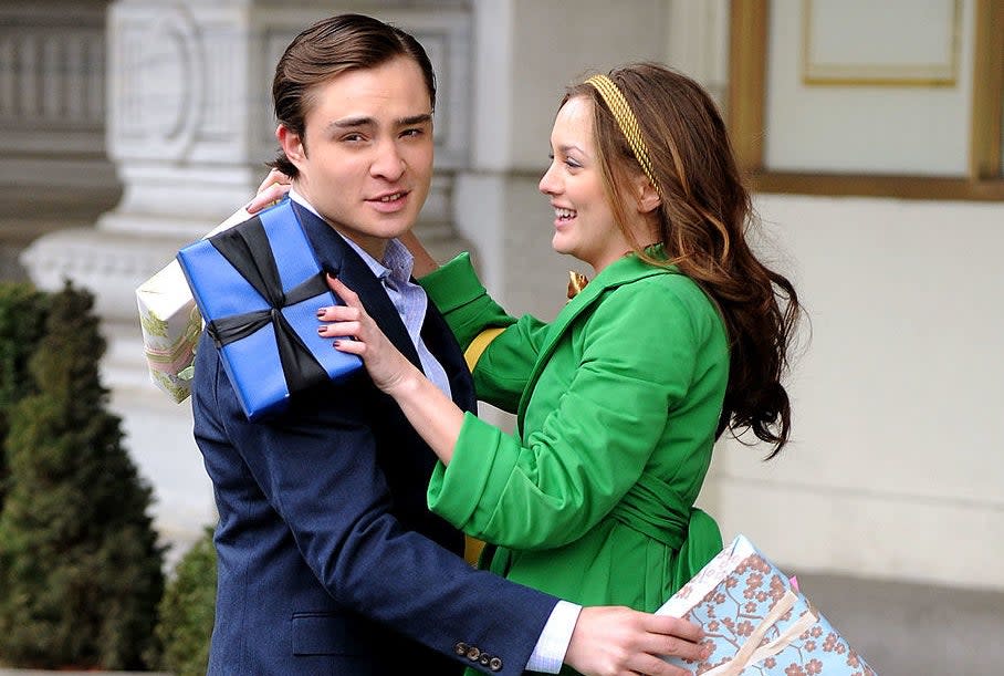 <div><p>"Chuck and Blair will always be the greatest. They're equally matched with their lifestyles and attitudes toward things like partying, sex, money, and power. Plus, they both had great character development from the first season to the last. And you can’t tell me the 'Three words, eight letters, say it and I’m yours' episode doesn’t make you root for them!"</p><p>—<a href="https://www.buzzfeed.com/courtneys44b51aa14" rel="nofollow noopener" target="_blank" data-ylk="slk:courtneys44b51aa14;elm:context_link;itc:0;sec:content-canvas" class="link ">courtneys44b51aa14</a></p></div><span> James Devaney / WireImage / Getty Images</span>