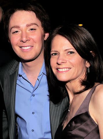 <p>Jemal Countess/WireImage</p> Clay Aiken and Jaymes Foster attend the David Foster Dinner at Bon Appetit Supper Club and Cafe on October 29, 2008 in New York City.