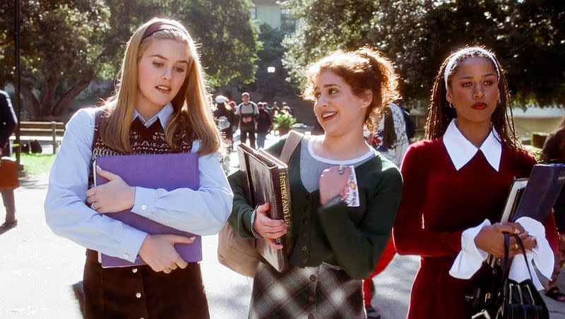Alicia Silverstone, Brittany Murphy and Stacey Dash in a scene from “Clueless.”