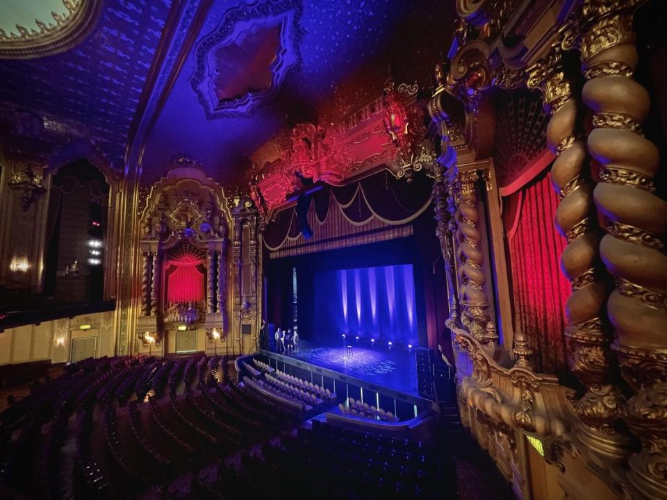 An interior view of the historic Stanley Theatre.
