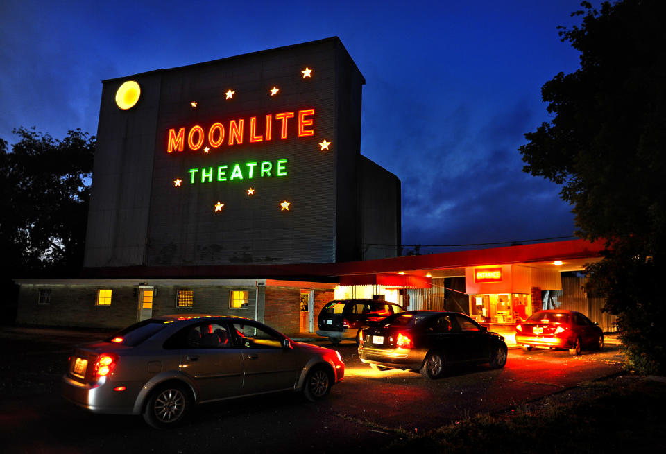Drive-Inn Movie Theaters on Virginia Route 11 (Michael Williamson/The Washington Post)