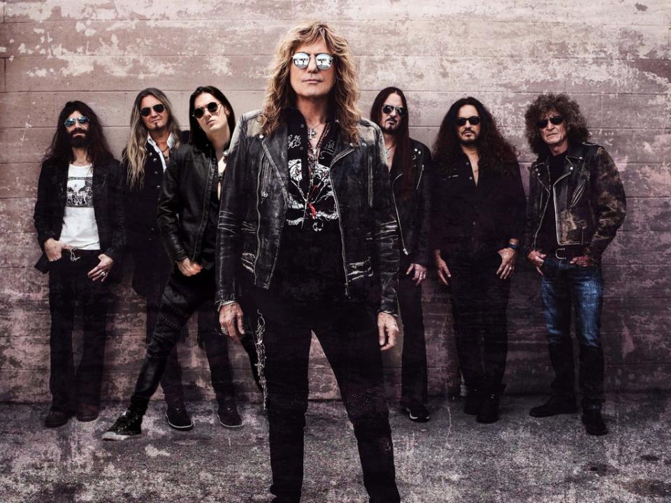 David Coverdale with Whitesnake: “When you’ve played Wingate Constitutional Club on a Tuesday night, or Stillington Working Men’s Club following a stripper at lunchtime, Madison Square Garden is a walk in the park!” (Tyler Bourns)