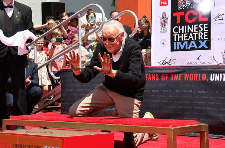 Stan Lee chinese theatre imprint