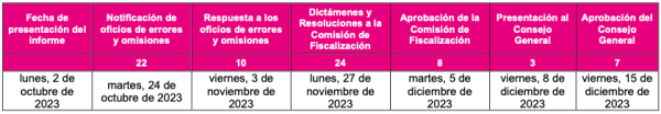 El 2 de octubre de 2023 los partidos deberán presentar un informe definitivo de los ingresos y gastos correspondientes al desarrollo y organización de sus procesos internos.