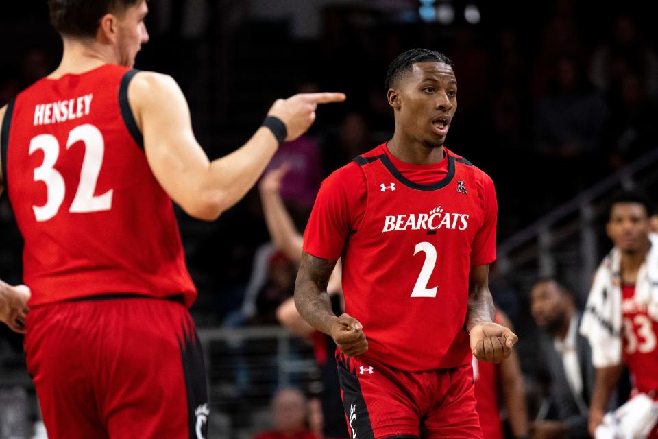 Landers Nolley II (2) has been a pleasant addition to UC Bearcat basketball.