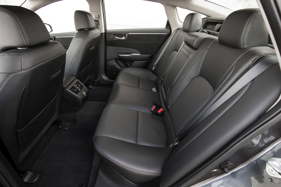 Nobody will complain of being crowded in the Honda’s back seat.