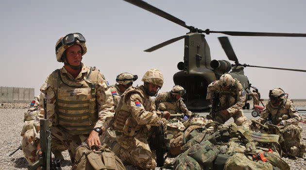 Australian Army soldiers in Camp Bastion, Helmand Province, Afghanistan. Photo: Getty