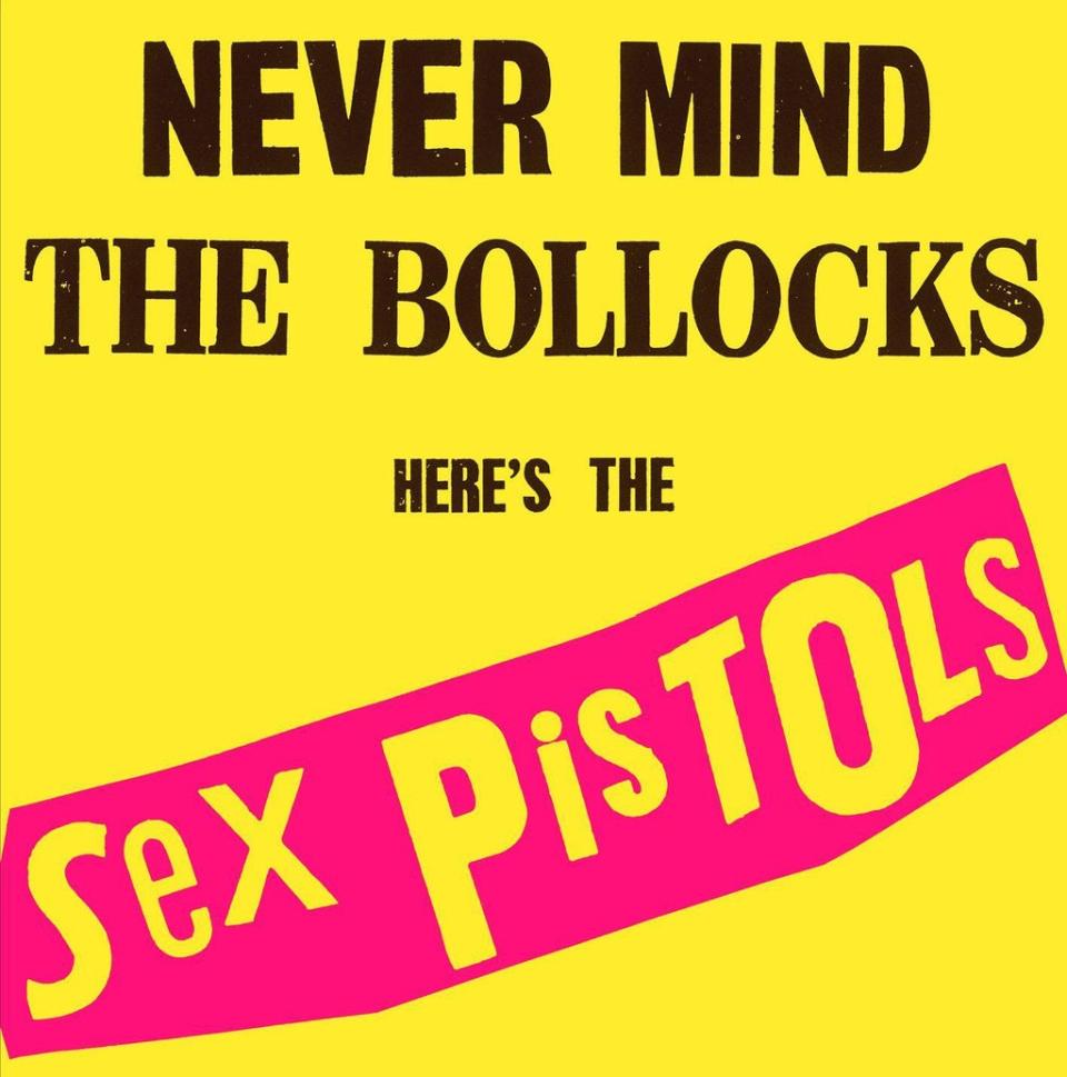 The cover of the Sex Pistols album ‘Never Mind the Bollocks’ (Virgin Records)