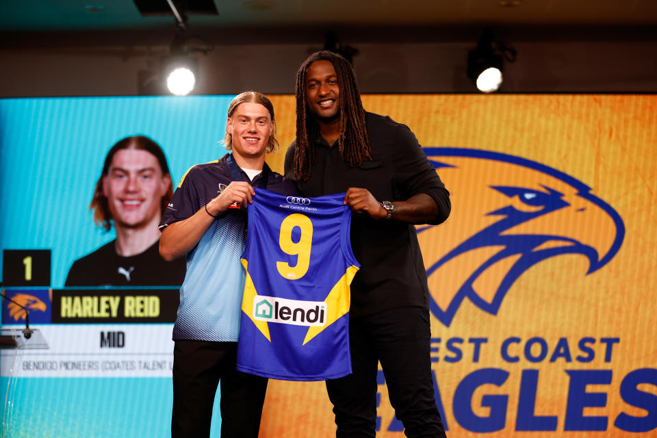 Harley Reid and Nic Naitanui.