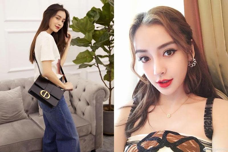 有網友在網上爆料指Angelababy 一連註銷了4間工作室。（Angelababy微博）