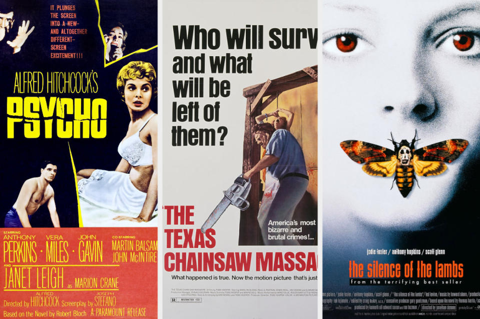 The posters for all three movies