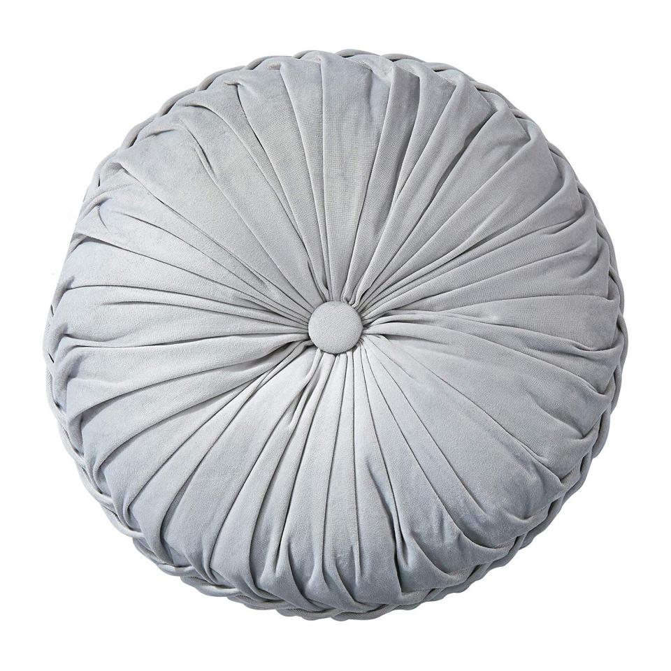 Cassiel Home Pintuck Round Throw Pillow