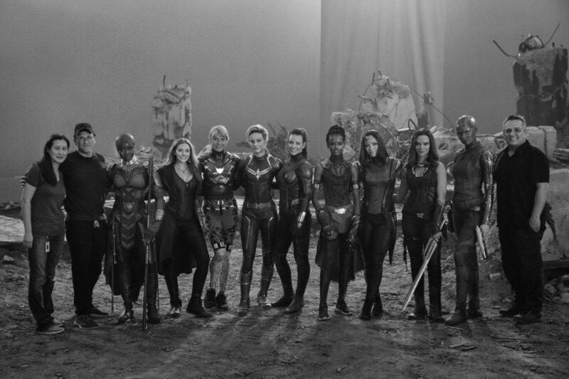 Most of the female Avengers together 