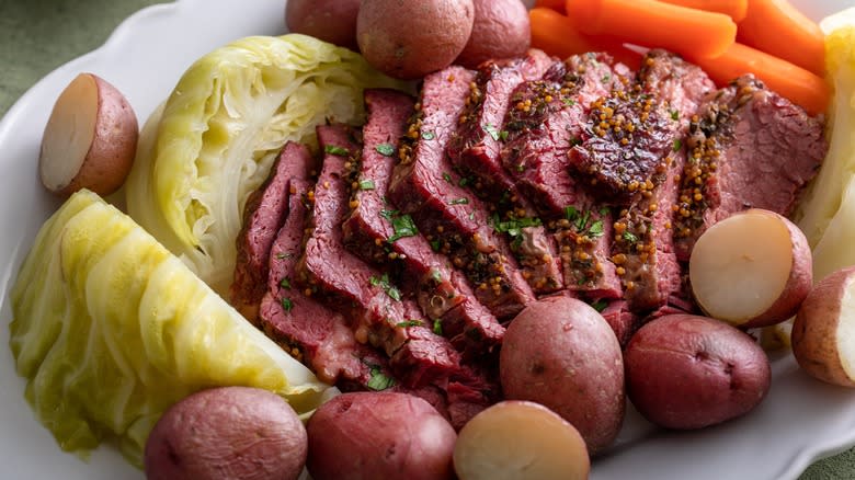 Corned beef and cabbage