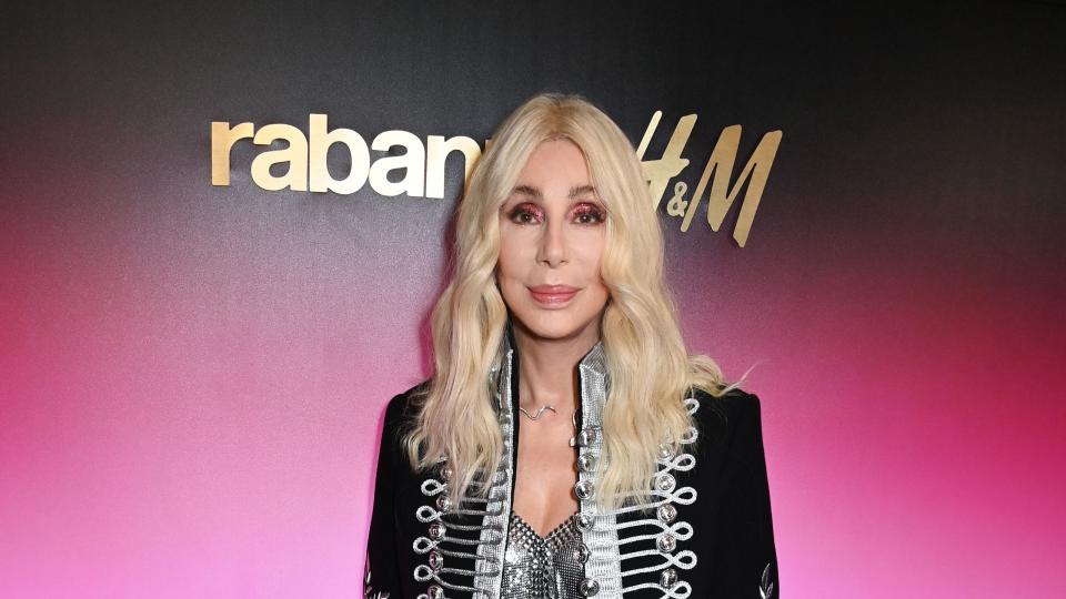 paris, france october 02 cher attends the launch of the rabanne hm collection at silencio on october 2, 2023 in paris, france photo by dave benettgetty images for hm